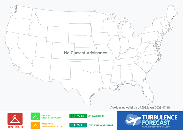 Airmets map (US)